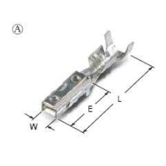 

100 PCS Supply original automobile connector ST730775-3 metal copper terminal pin