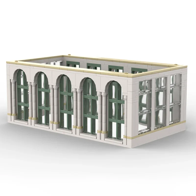 

MOC Creative Street View Botanical Garden Extension (7and10bricks) For Set 21353 Architecture Building Block Kids Toys Gifts