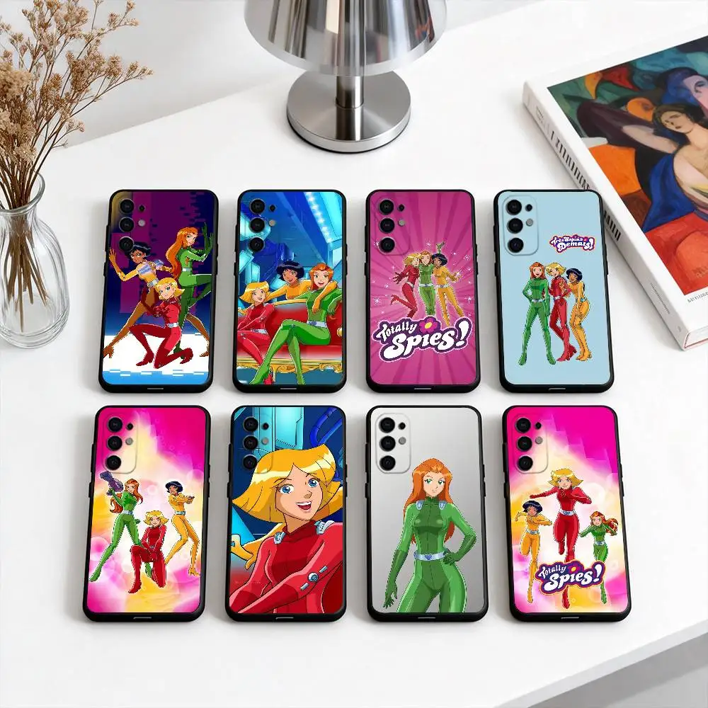 

Agent gIrls T-Totally S-Spies-ES Phone Case For Samsung S25,S24,S21,S22,S23,S30,Ultra,S20,Plus,Fe,Lite,Note,10,Black Cover
