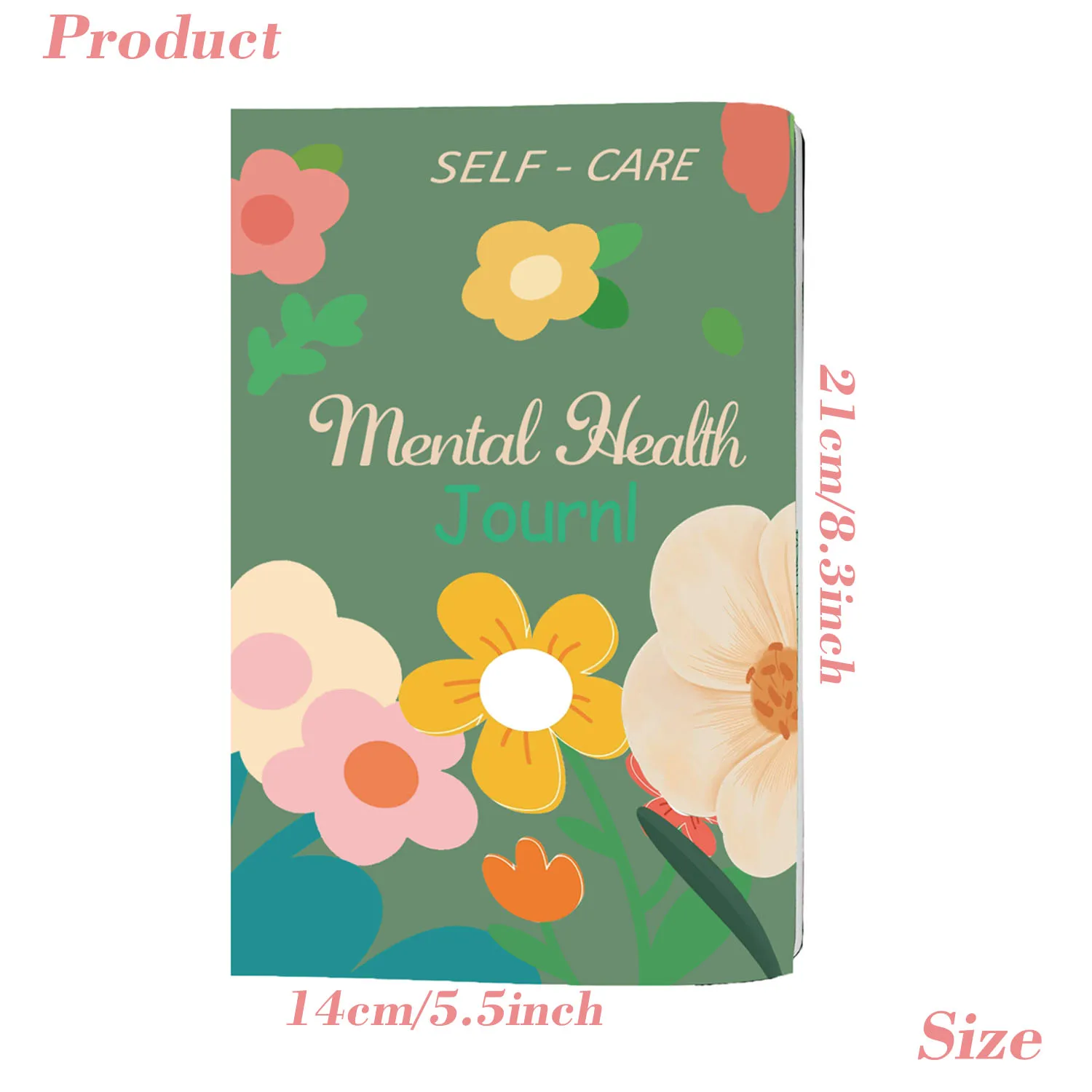 Mental Health Journal:92 Days to Track Your Moods, Intentions, Original Mental Health Daily for Self-Care & Healing