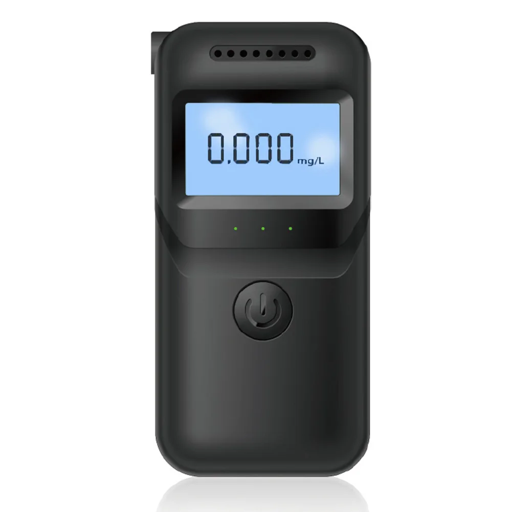 Digital Alcohol Breathalyzer with 5 Mouthpieces LCD Display Alcoholometer Drunk Driving Analyzer for Personal & Professional Use