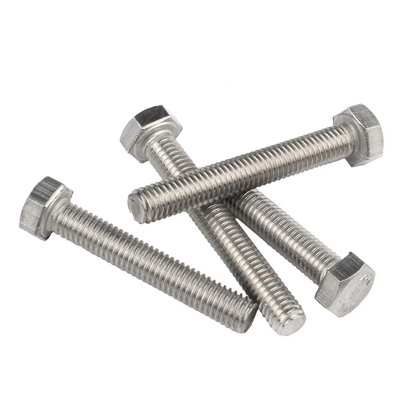 

M18 M20 M22 M24 A2-70 304 Stainless Steel DIN933 External Outside Hex Hexagon Head Cap Screw Bolt