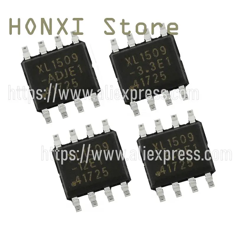 10PCS XL1509  XL1509-3.3 XL1509-5.0 XL1509-12 XL1509-ADJE1 SOP-8 Step-down dc power converter chip 2 a 150 KHZ