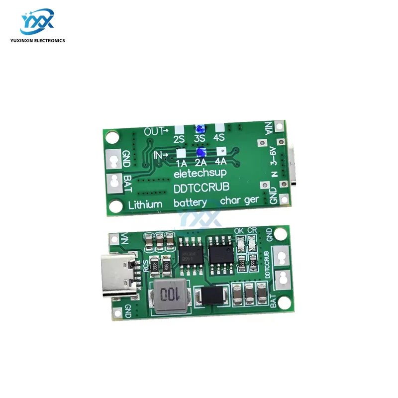 1 SZT. Ładowarka do akumulatorów wieloogniwowych 2S 3S 4S 18650 LiPo Li-Ion Polimerowych, Typu-C, Podwyższająca Napięcie 7.4V 11.1V 14.8V do 8.4V 12.6V 16.8V