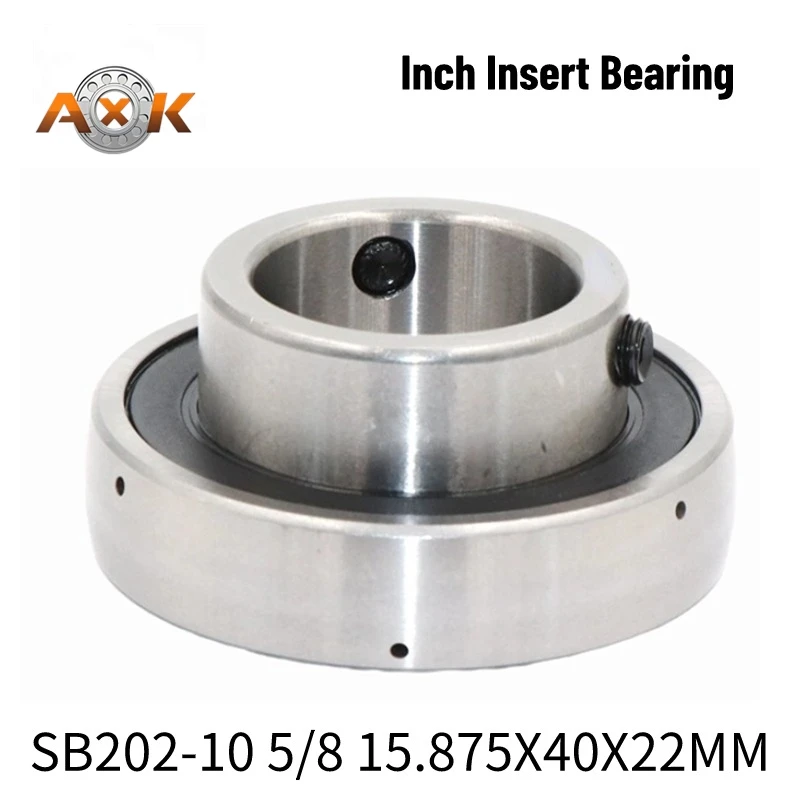 

SB202-10 5/8 15.875x40x22mm Inch Insert Bearing Outer Arc Flat Bottom Bearing With Top Wire