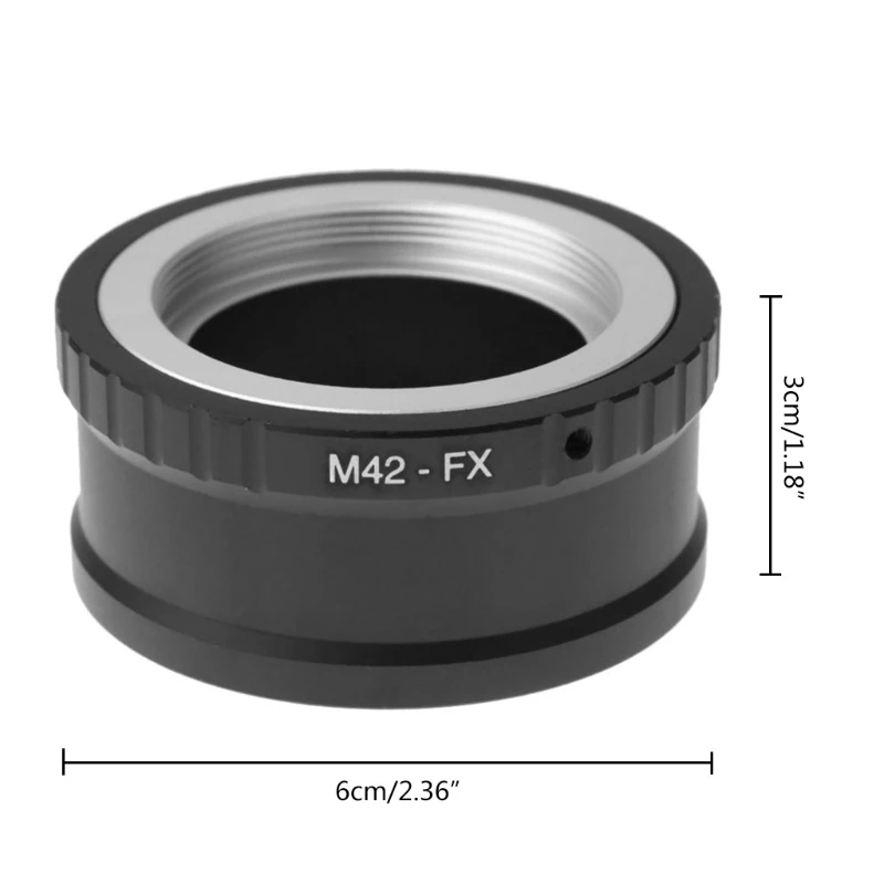 M42-FX aluminio ajustable M42 para lente M 42 para Mount X-Pro1 X-M1 X-E1 X-E2 anillo adaptador accesorios