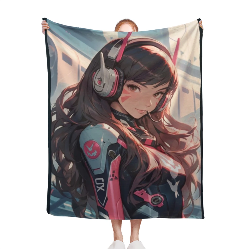 

Vedeo-Game-OverWatch Comfortable Flanne Blanket Fluffy Soft Bedroom Decor Sofa Blankets Comforter Home and Decoration