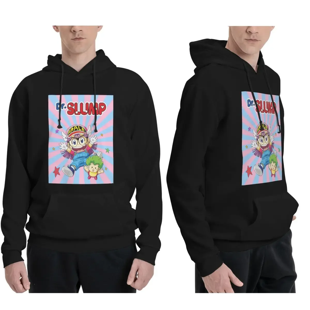 Cute Dr.Slump Robot Girl Arale Hoyoyo Hoodies Men's Women Casual Pullover Sweatshirt Harajuku Long Sleeve Hooded Autumn Winter