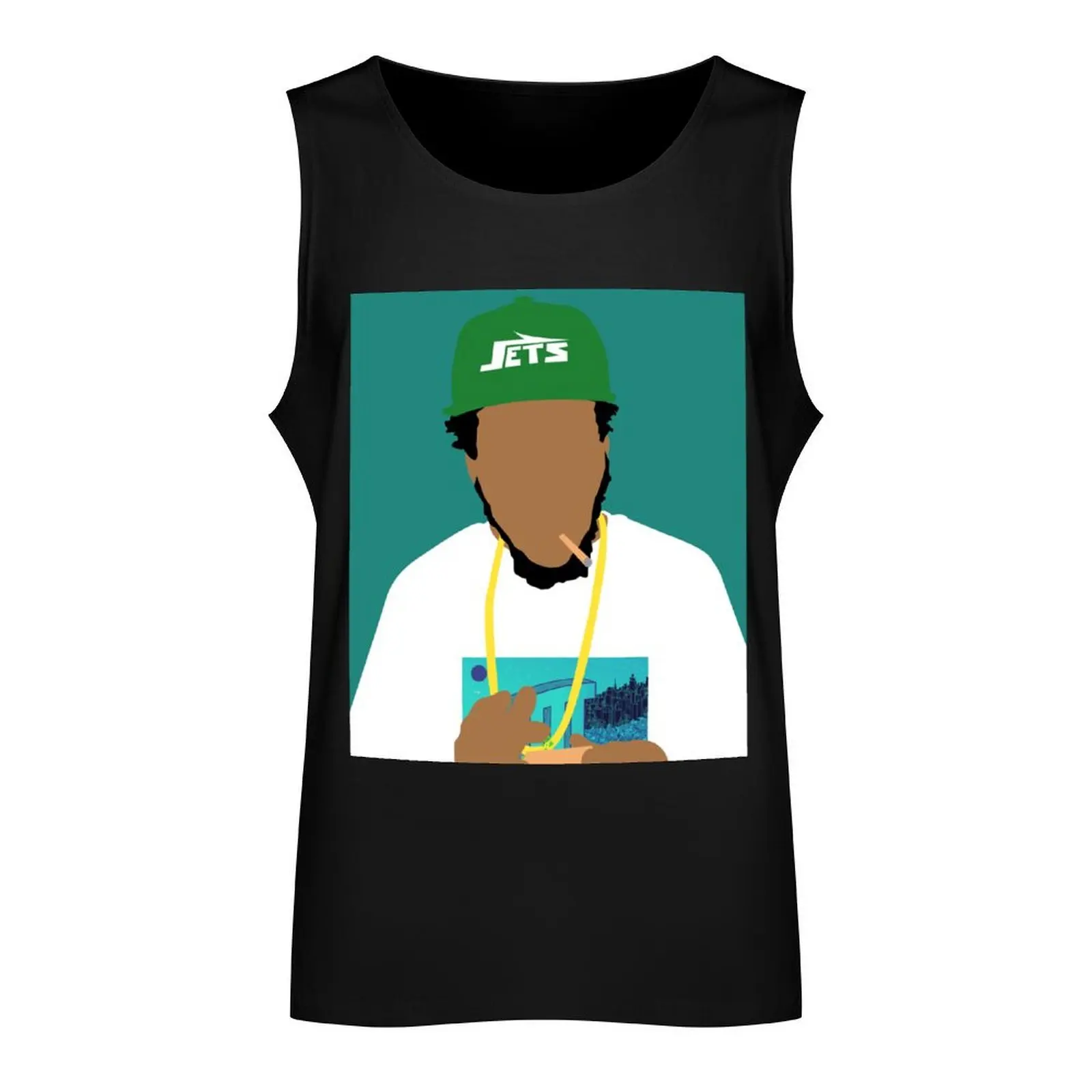 Curren$y Tank Top gym t-shirts man Men's clothing men clothings