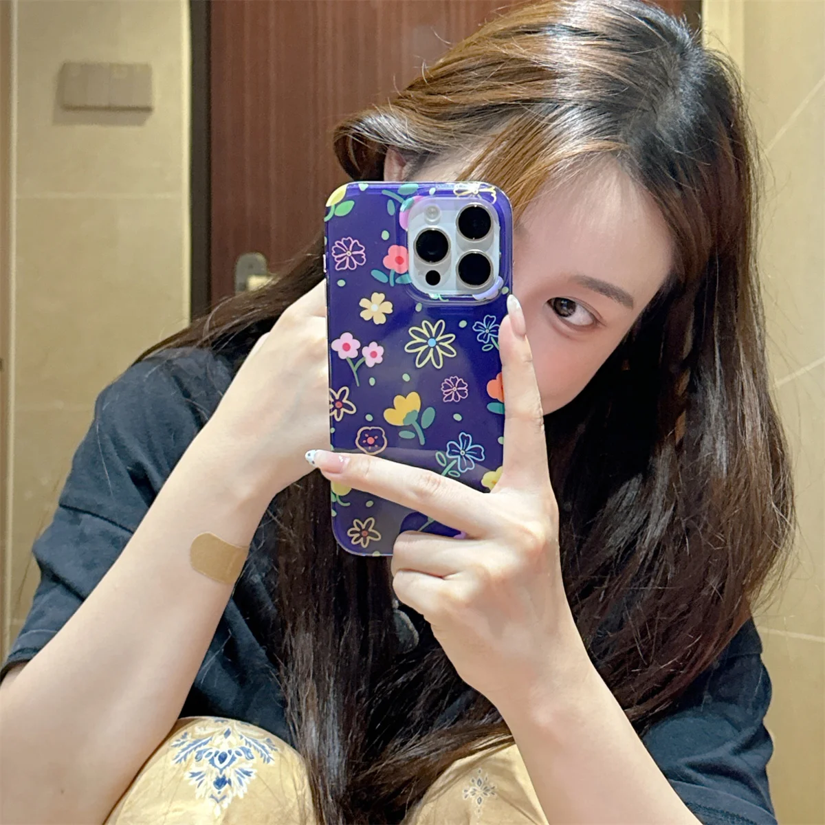 

New HelloKitty Shockproof Luxury Stylish INS Korean Cute Phone Case For iPhone 16 15 14 13 Pro Max Lovely Anti-fall Cover Funda