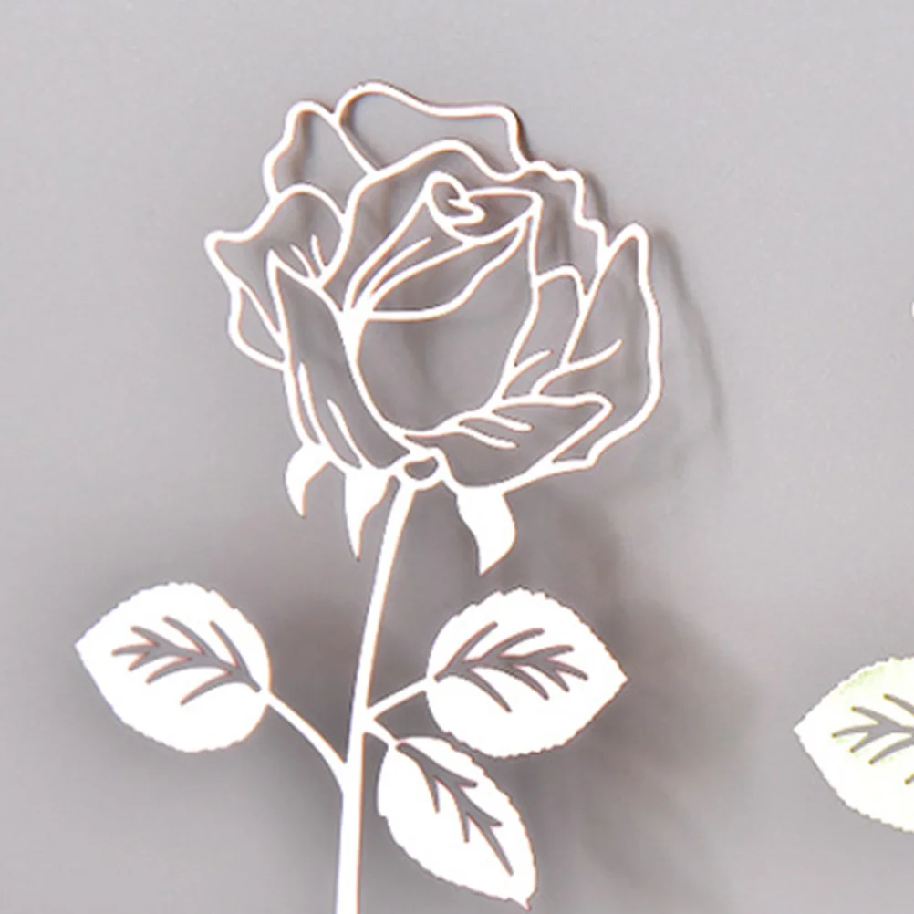 Металлические закладки в форме цветка, декоративная закладка для студентов, читателей, винтажный стиль, деревенский подарок, рождественская вечеринка, пользу