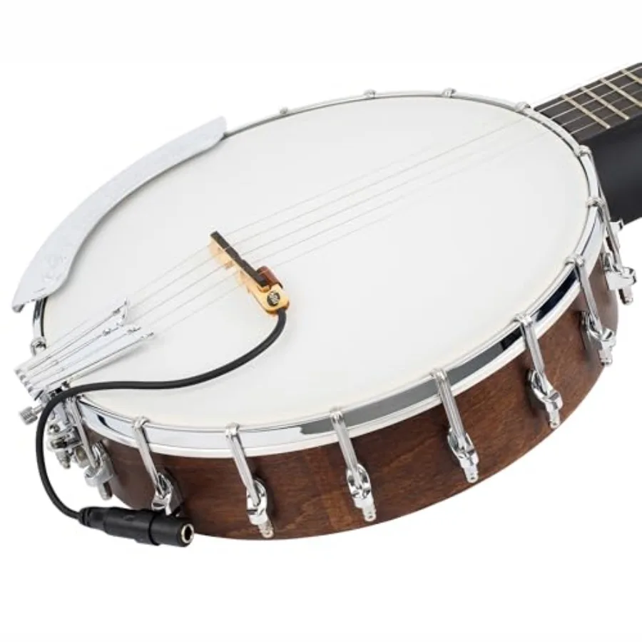 BP-1 Portable Piezo Banjo Pickup Natural Tone, Lightweight Design, Easy Installation, Passive Electronics, No Battery Required,