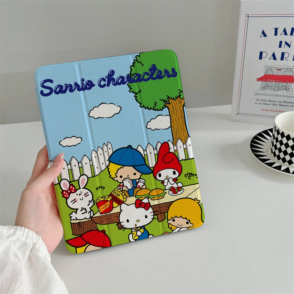 

Tablet Case For iPad Pro 11 inch Air 2024 iPad Air 5 4 10.9 10th 7 8 10.2 5 6 9.7 inch Air3 10.5 mini cartoon Sleep wake Cover