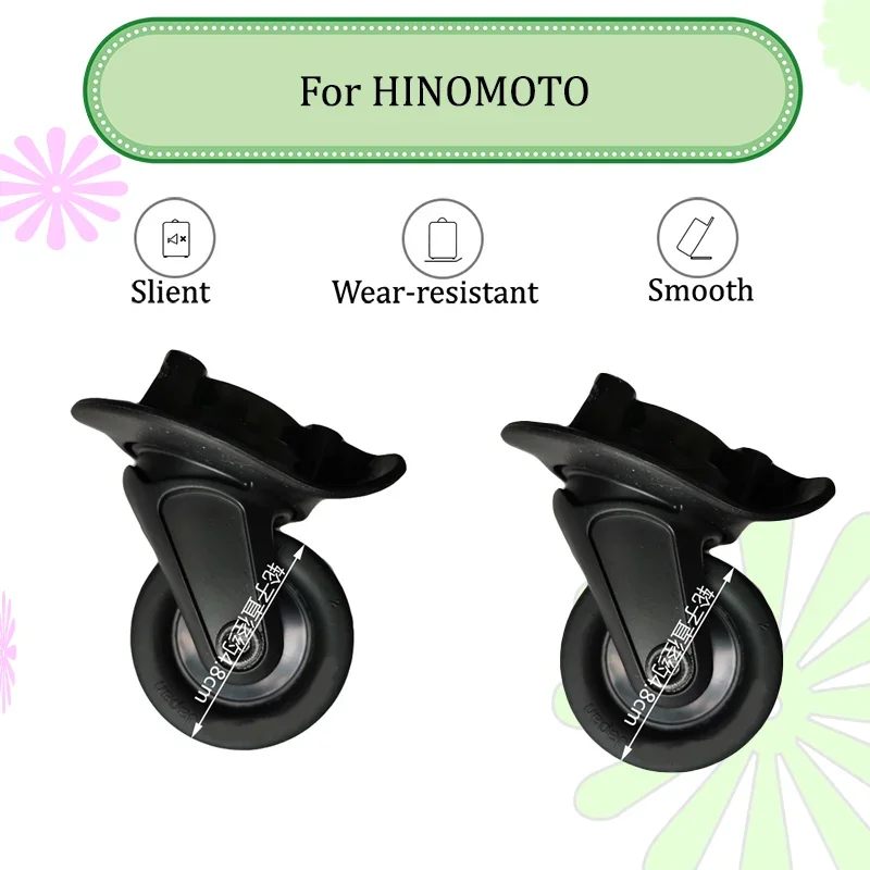 

FOR HINOMOTO C-AIR DURABLE WHEEL COMPONENTS LUGGAGE-HEAVY DUTY REPLACEMENT WHEELS WITH BEARINGS FOR TRAVEL BAGS Luggage Wheel