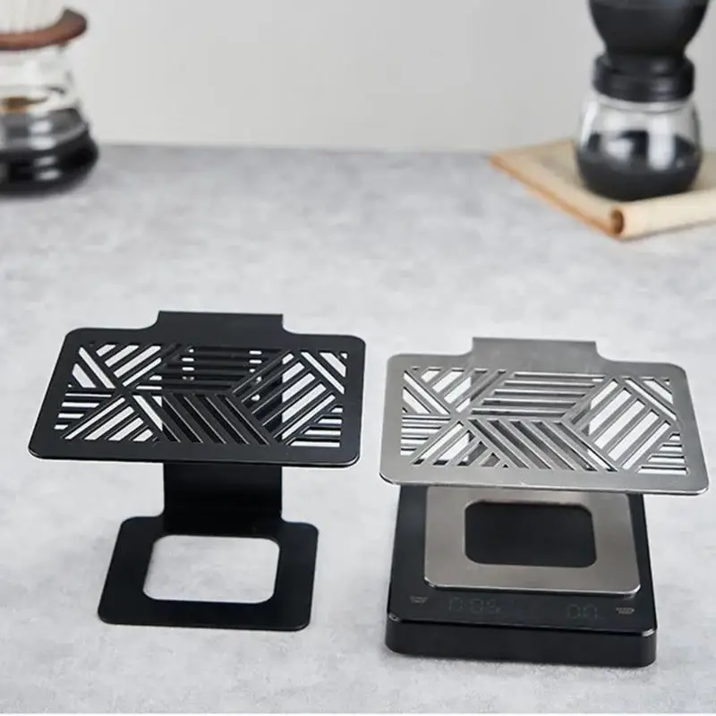 Metal Coffee Weighing Rack Coffee Scales Holder Adjustable Height Espresso Machine Electronic Scale Rack For Dorm Bar Home - Image 5