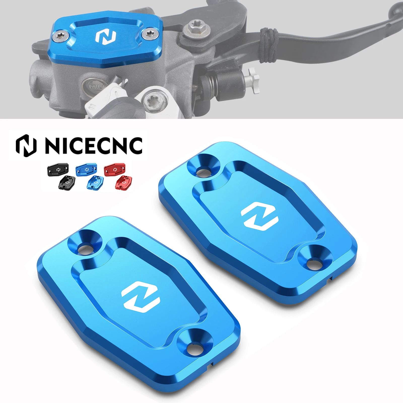 For Husqvarna TE 300I FE450 2024 Front Brake Clutch Reservoir Cover Caps TEi FE 150 200 250 300 350 400 450 501 2022 2023 2024
