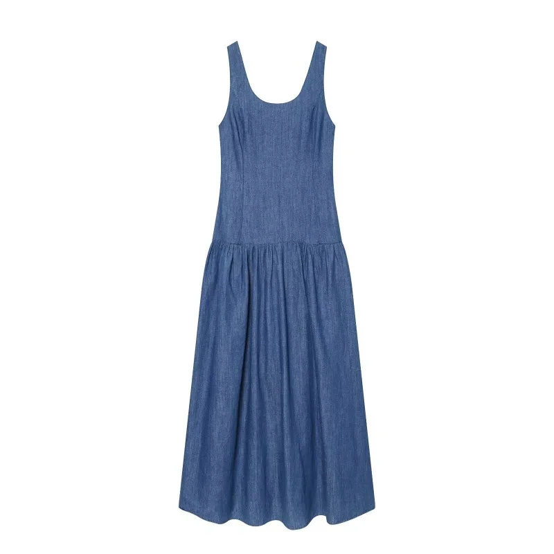 

Withered U-shaped Collar, Wide Shoulder Straps, Cape Skirt, Suspender Dress Elegant Party Dresses Vestidos Women's Dress