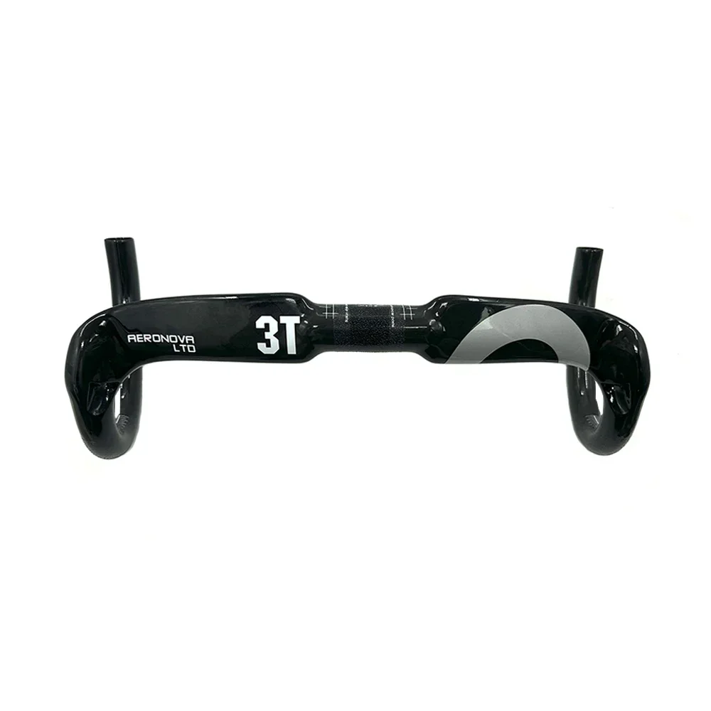 For top brand 3T Carbon Road Handlebar Matt/Gloss Black Top Carbon Fiber Road Handlebar 31.8*400/420/440mm