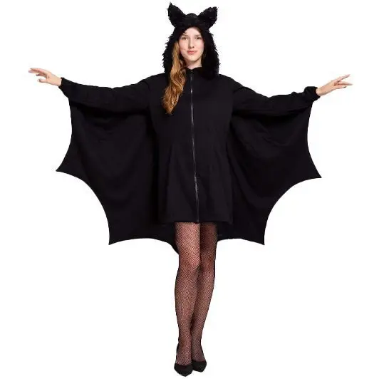 Batwoman Witch Baan Costume orm Batgirl loween Outfit Gonna pipistrello Spettacolo teatrale Abbigliamento tradizionale da donna