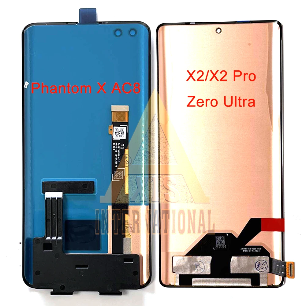 Original AMOLED For Infinix Tecno Phantom X2 Pro AD9 LCD X2 AD8 X AC8 ADisplay Screen Touch Digitizer For Infinix Zero Ultra