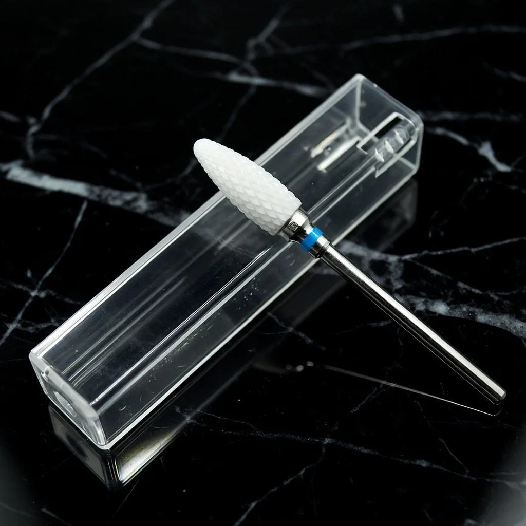 

EasyNail Quality! Special left-handed used ceramic milling cutters electric drill nail drill bit for removel gel polish varnish