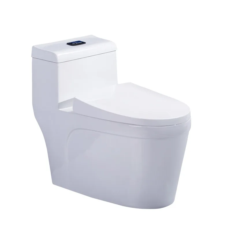 

Household wall toilet, flush toilet, silent water-saving toilet, rear drainage horizontal ceramic ordinary toilet
