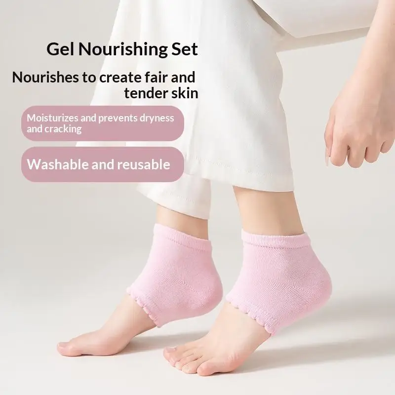 1Pair Moisturizing Gel Elbow Sleeve Breathable Dry Skin Moisturizing Elastic Elbow Protector Elbow Protection Cover For Spa Home