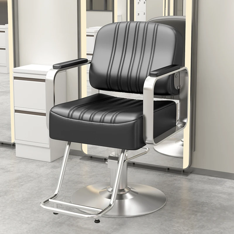 Creative Aesthetic Barber Chair Ergonomic Seat Salon Chair Hair Cutting Studio Beauty Space Chaise De Coiffure Salon Furniture