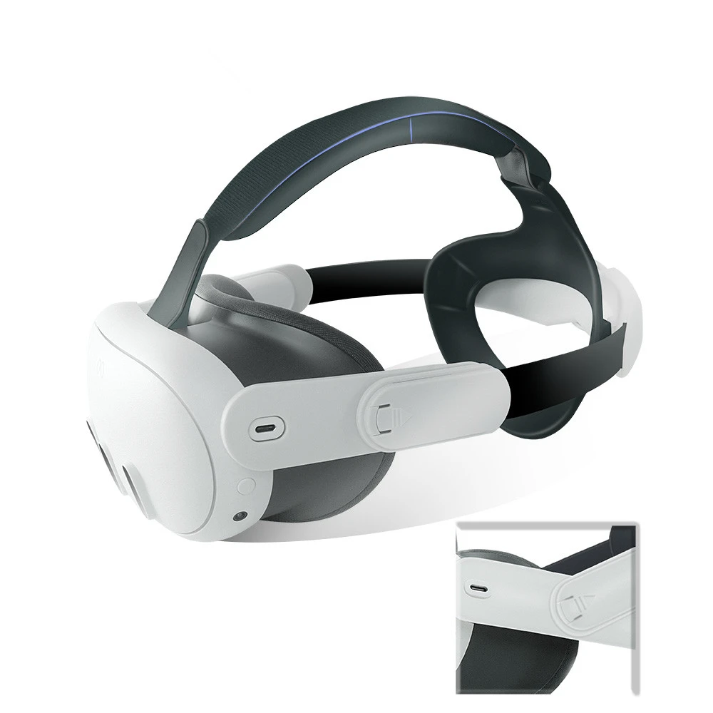 حزام رأس مريح لنظارات الواقع الافتراضي ، عصابة رأس النخبة ، إكسسوارات نظارات قابلة للتعديل ، ميتا كويست 2 كويست 3 فر