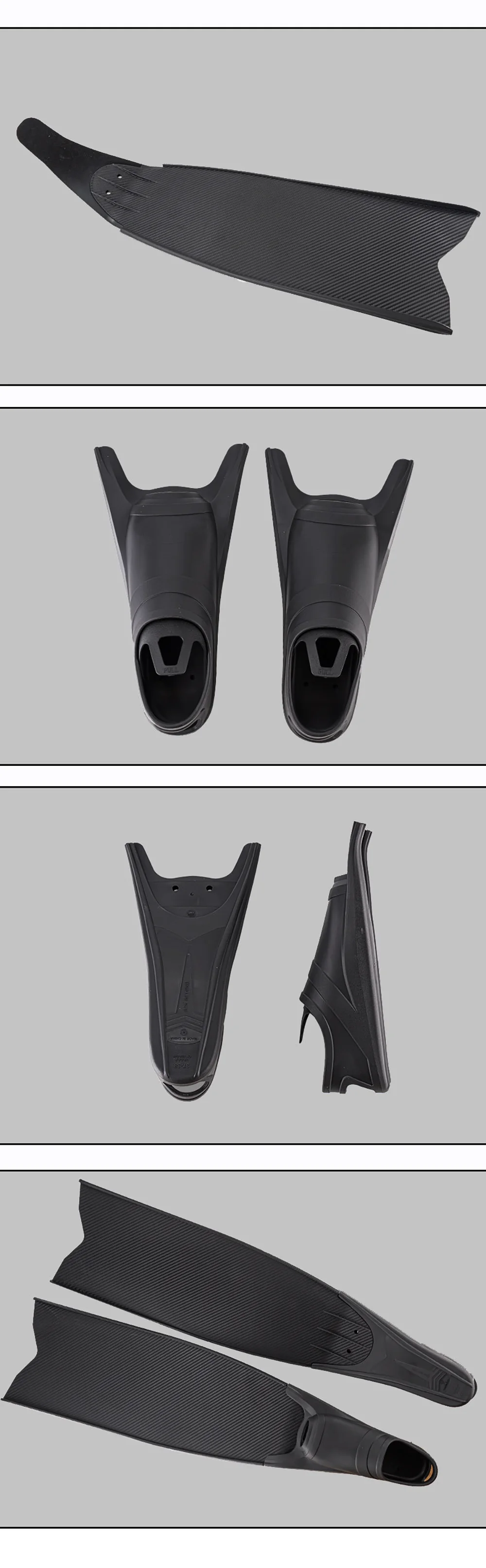 Professionelles Tauchen, lange Flossen, leichte Flossen, Wassersport, Strandschuhe, Schnorcheln, FreeDiving, Speerfischen, Jagd – Detail 10