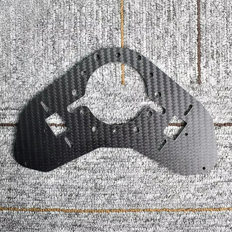 Car Retrofit Carbon Fiber Steering Wheel Multifunctional Control Button Retaining Bracket for Honda Fit GK5