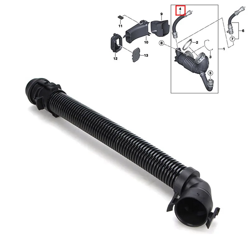 Air Intake Breather Pipe Hose Plastic 13717823517 for BMW X1 X3 X4 X5 SERIES G01 F25 G02 F26 F15 2010-2020 Car Accessories