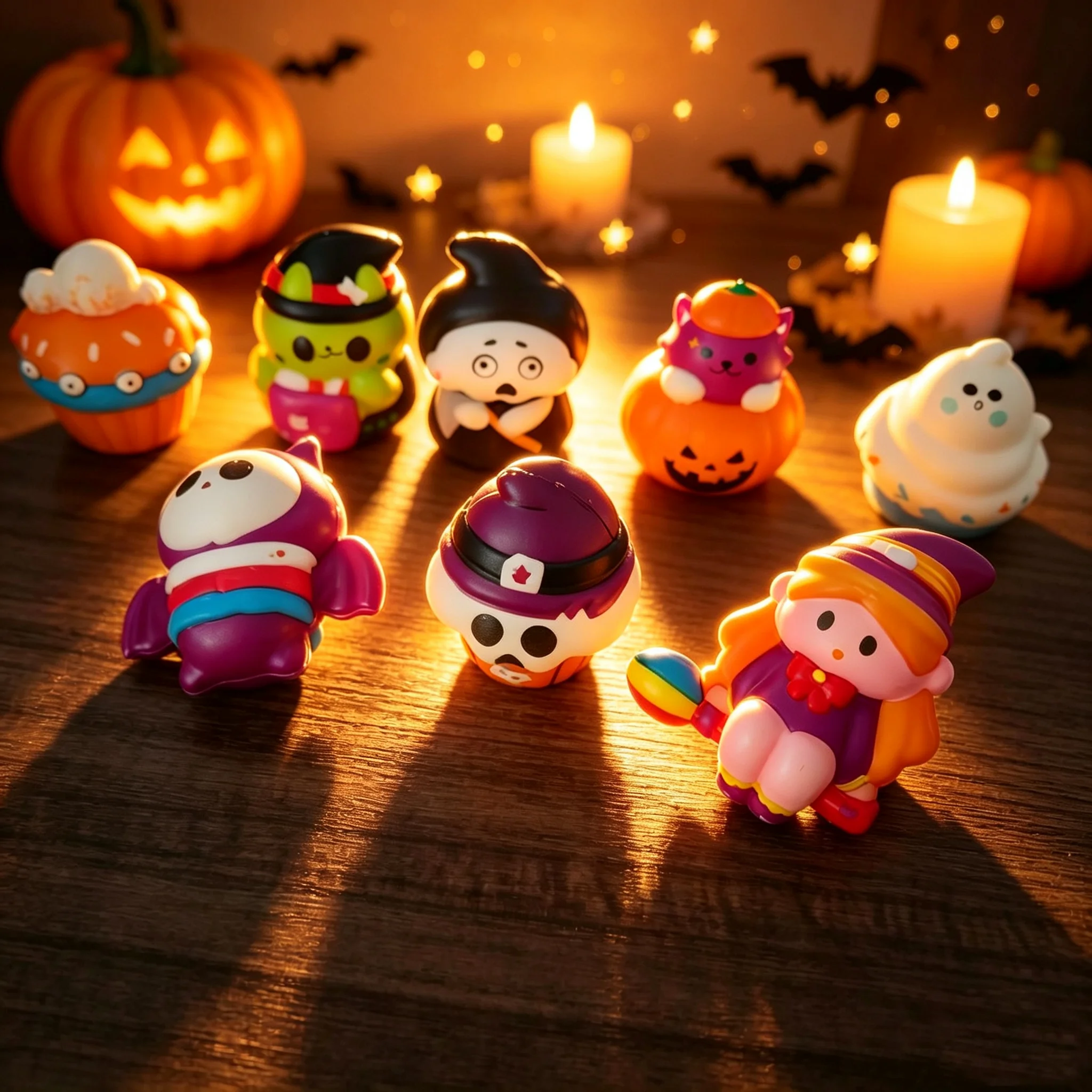 Halloween PU Slow Rebound Squeezing Decompression Gift Desktop Decoration Novel Holiday Gift Feel Good Squishy