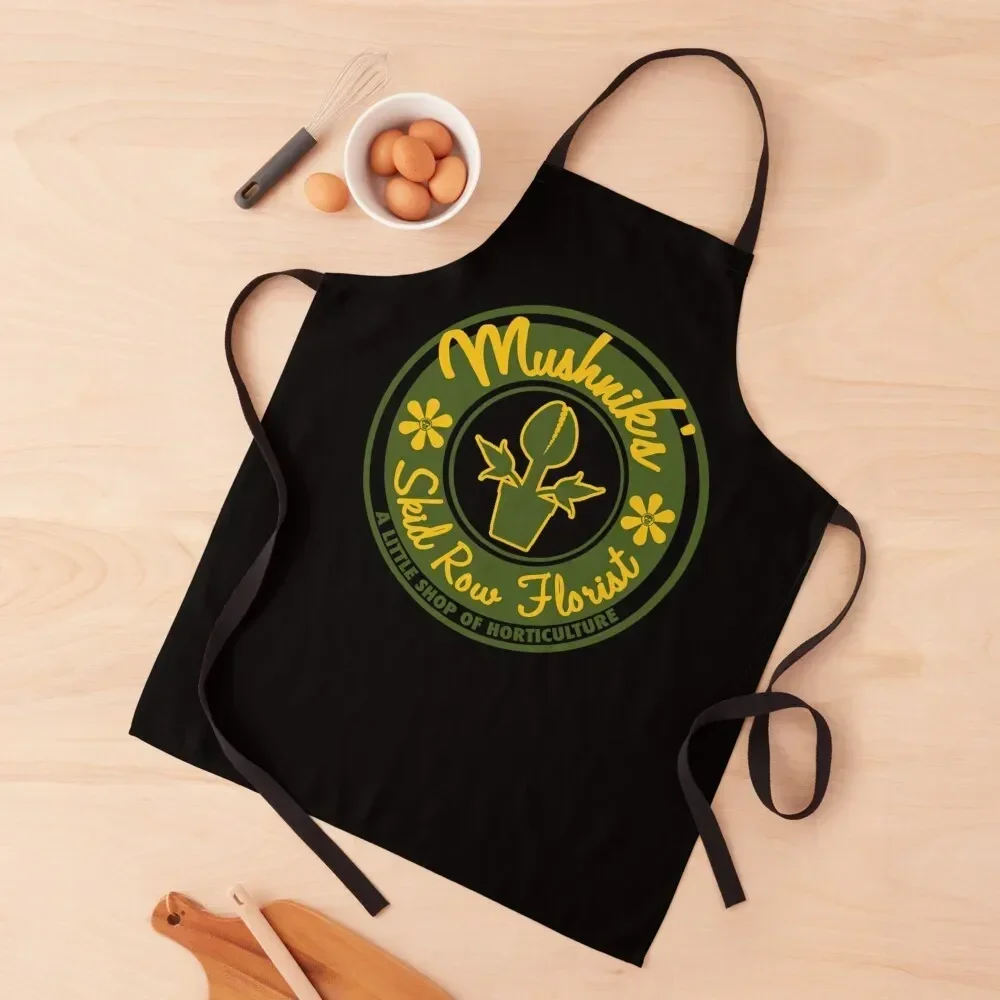 

Mushnik&x27;s Skid Row Florist Essential T-Shirt Apron custom women's kitchen Cooking Kitchens Men Kitchen Apras For Women Apron