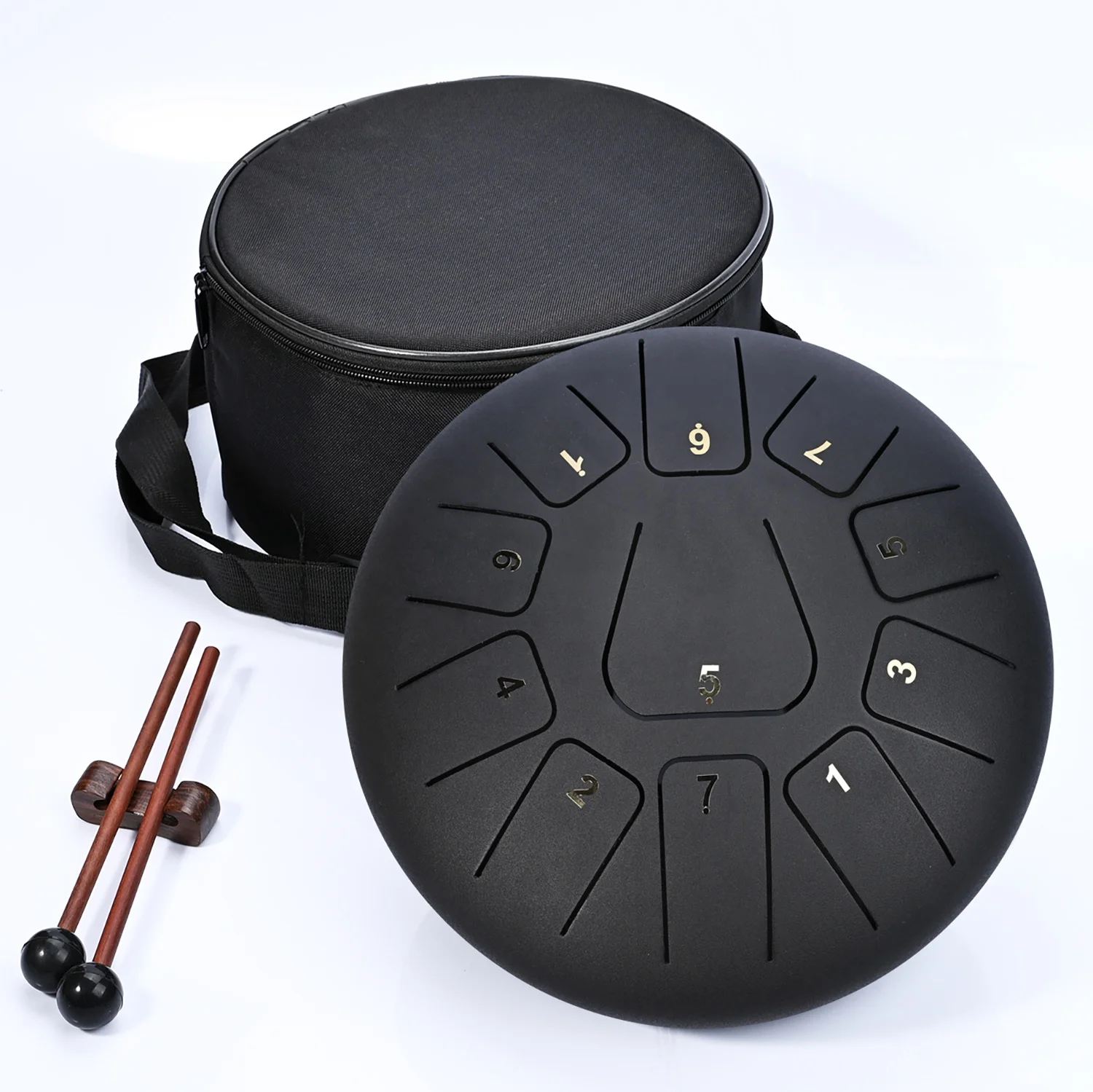 

2025 SUCCESS Steel Tongue Drums 11 Note 12 Inches Hand Pan Drum