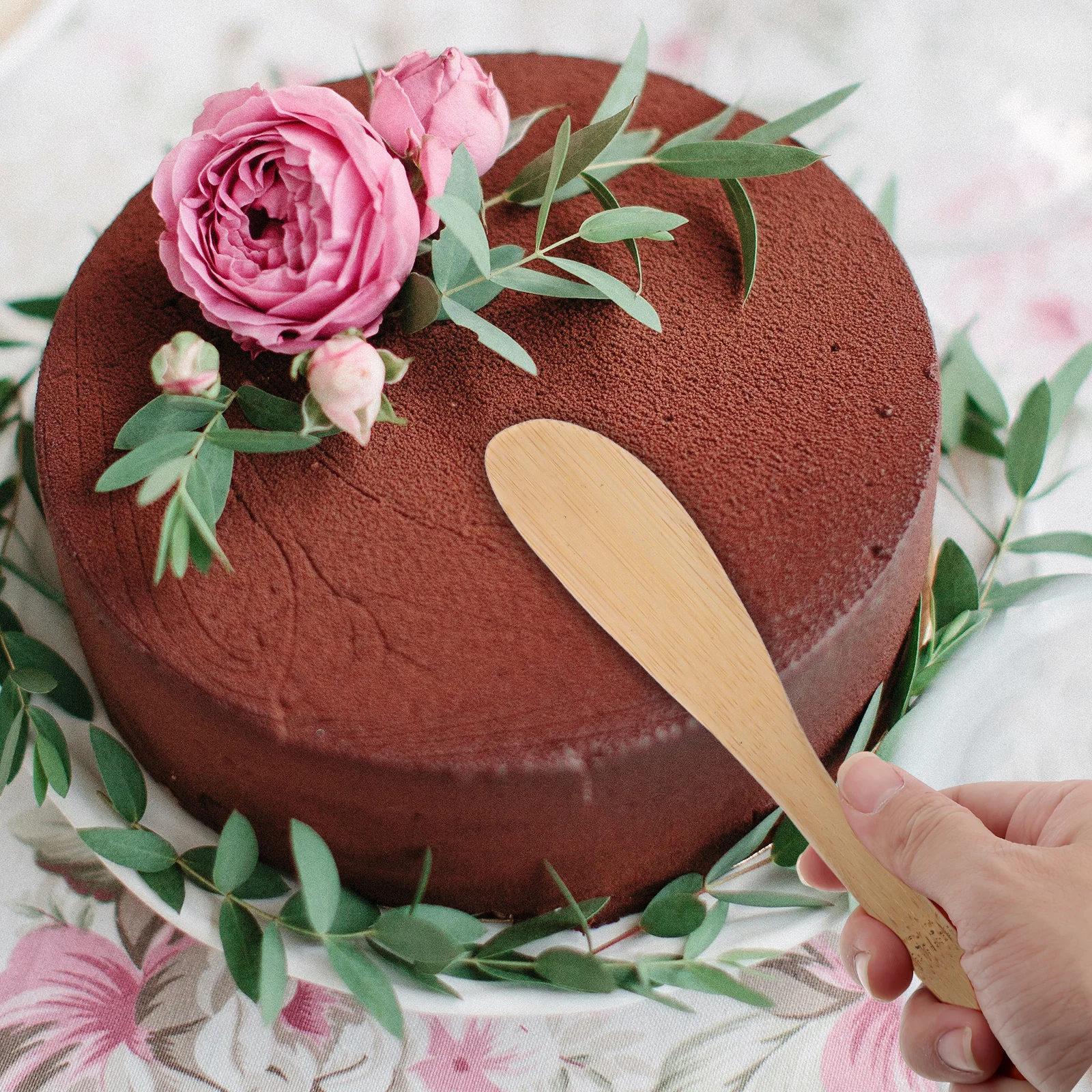 10 قطعة مادة قطع الزبدة الخيزران متعددة الوظائف مربى الجبن العسل مفرشة المطبخ أداة العزل الحراري مقاومة للاهتراء