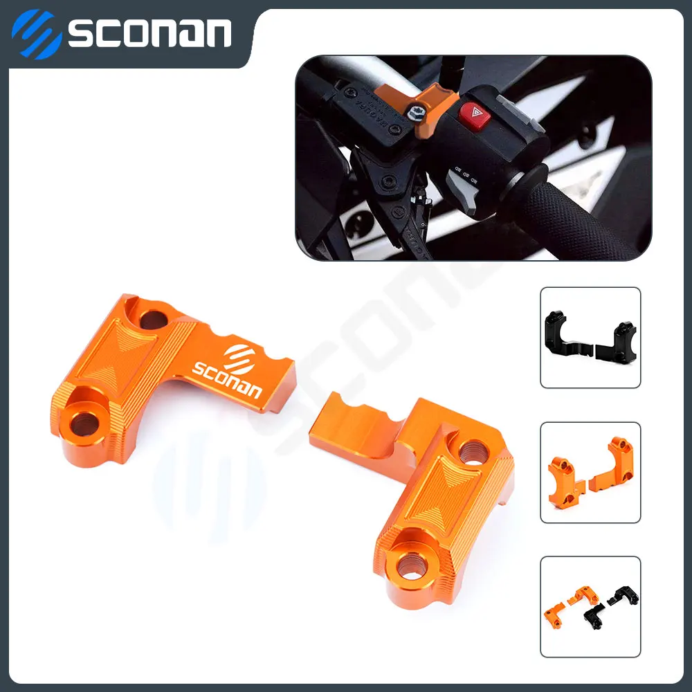 

For KTM 250-500 EXC EXCF SX SXF XC XCF XCW 125-150 SX XCW Motorcycle Accessories Brake Clutch Master Cylinder Bar Clamp Cover