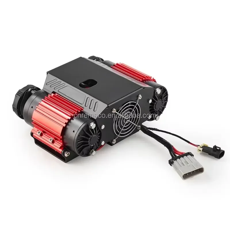 12V Twin Cylinder Air Compressor 280PSI Fast Tire Inflator for 4WD Off Road Vehicle 4x4 Truck Mountable Pump Mountable 12V