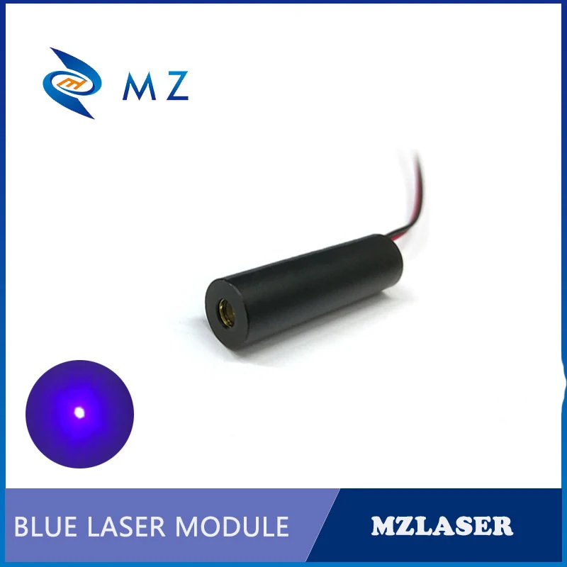 High Power D10mm 405nm 150Mw Blauw Dot Laser Module Industriële Acc Drive Type
