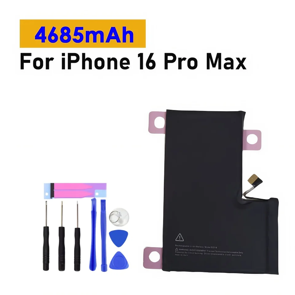 For iPhone 16/16 Plus Pro Max 3561mah 3582mah 4674mah 4685mah