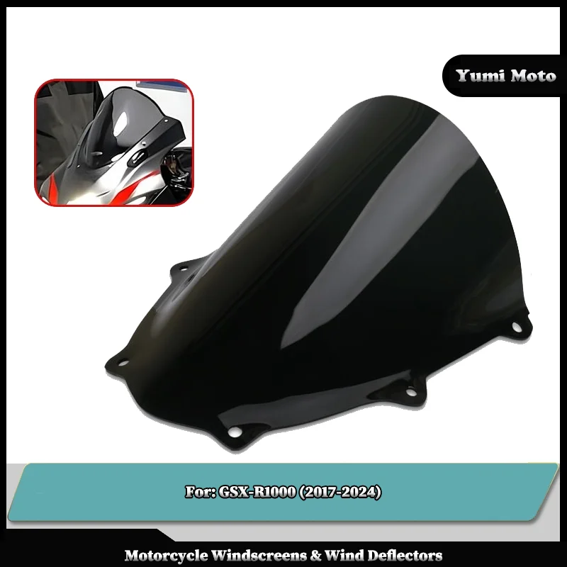 

Fit For SUZUKI GSX-R1000 GSXR1000R GSXR1000 GSX-R GSXR 1000 K17 L7 2017-2024 Motorcycle Screen Windshield Fairing Windscreen