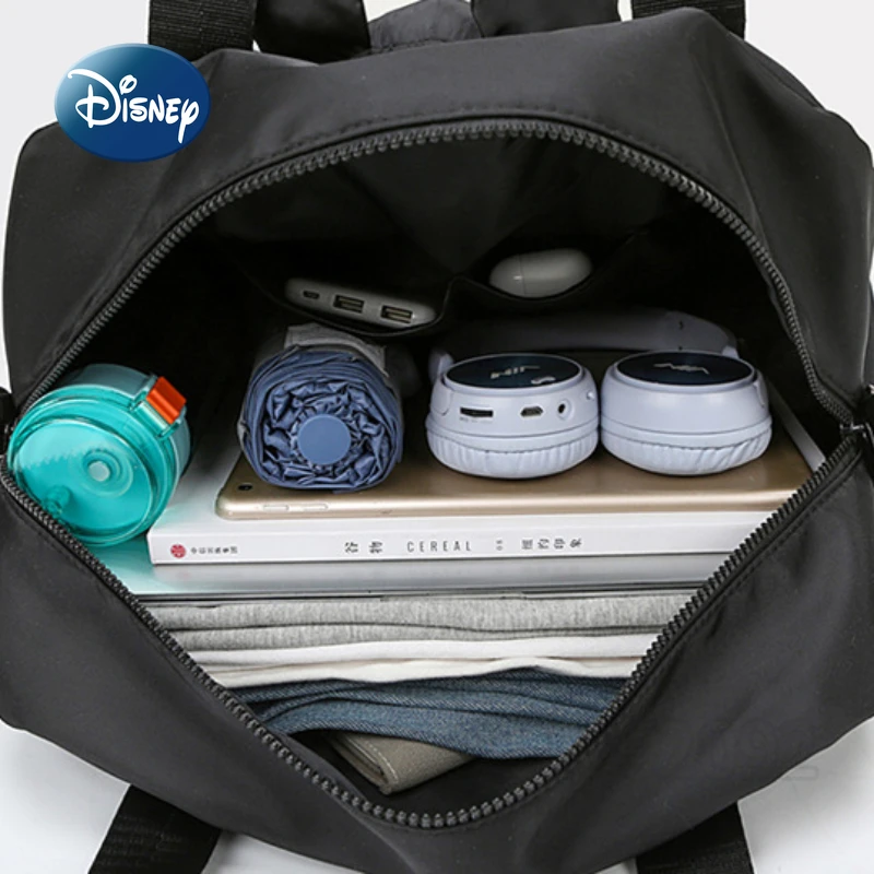 Disney Portable Cartoon Doll Travel Bag, Grande Capacidade, Leve, Esportes, Fitness, Ioga, Mickey, Novo, Tendência de Moda