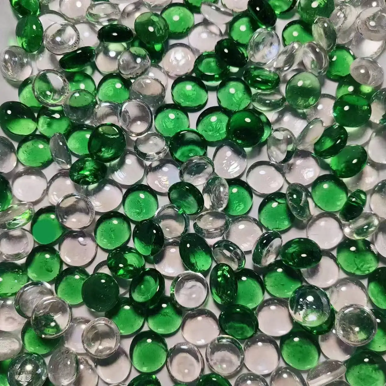25 sztuk / Opakowanie 14-18mm Kamienie Dekoracyjne do Akwarium Szklane Kamienie Sztuczne Kryształy Kamienie Ozdobne do Wazonów i Ogrodu 120g — zdjęcie 5