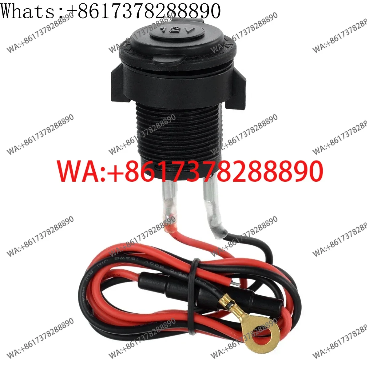 Jtron waterproof automobile and motorcycle refitted power supply with cover/car cigarette lighter socket /12V car socket car
