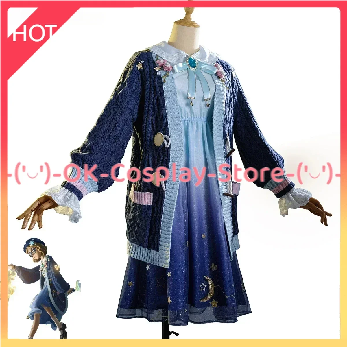 Game Identity V The Mind's Eye Helena Adams Cosplay Costume Women Cute Party Suit Halloween Carnival Uniforms Custom Made