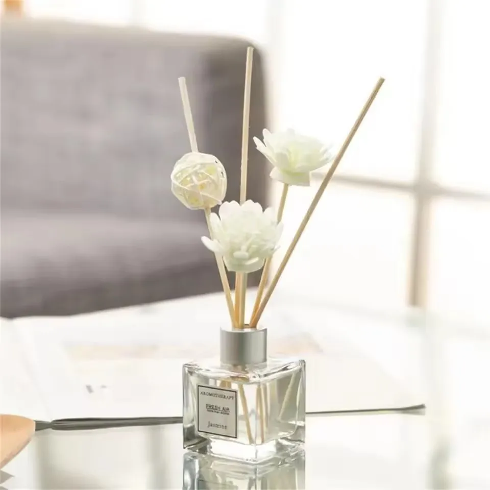 Cherry Blossom Rose Fragrance Fireless Aromatherapy Room Decoration Home Fragrance Diffuser Household Fresh Perfume Long Lasting