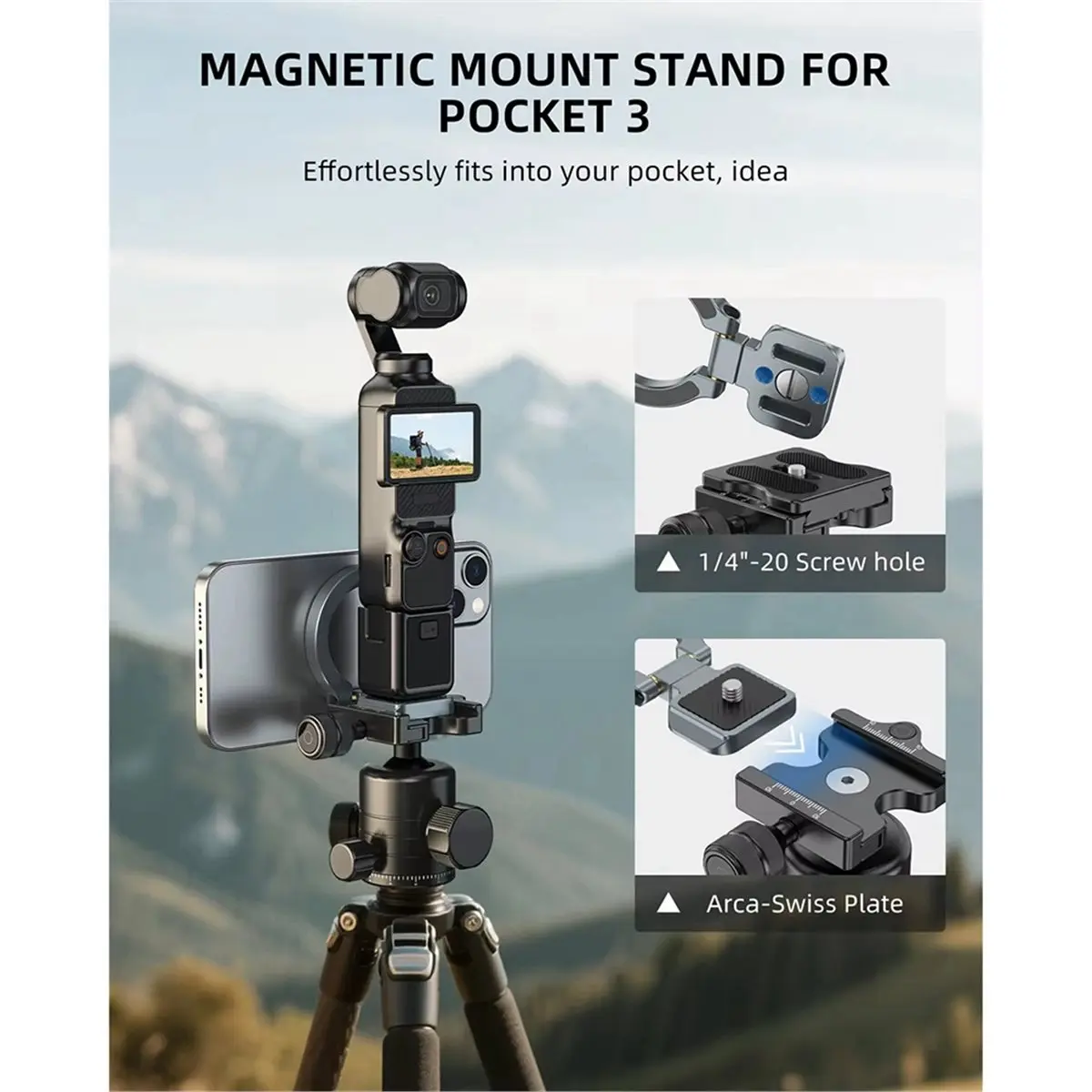 a16i]-magnetic-mount-stand-for-3-x5-with-1-4-20-arca-base-and-magnet-expansion-phone-holder