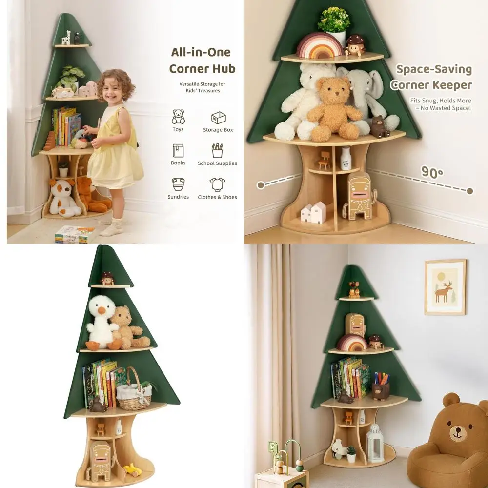 

Детский стеллаж для хранения – в стиле Монтессори, идеально подходит для классов, игровых комнат и детских садов