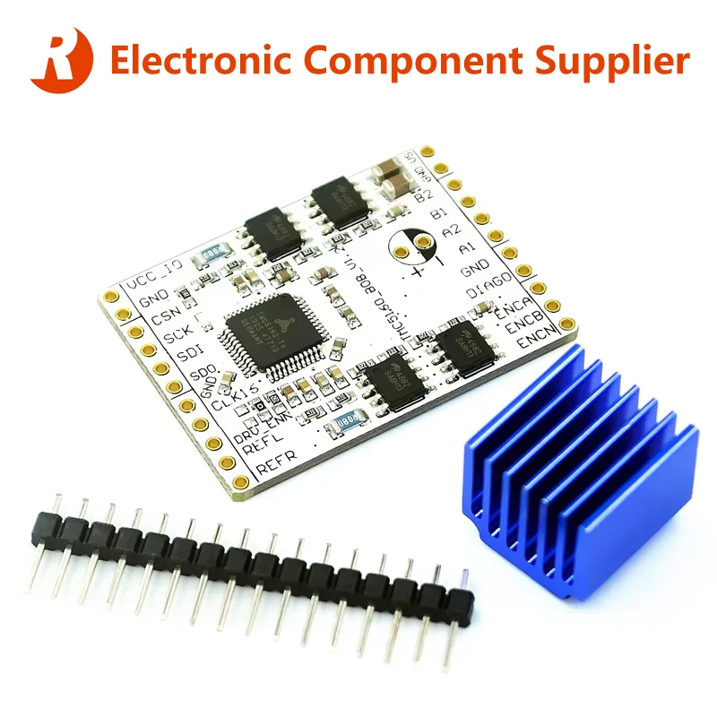 New TMC5160TA-BOB TMC5160TA-V1.0 BOB High Power Stepper Motor Driver Board Module TMC5160 StepStick Super Silent for 3D Printer