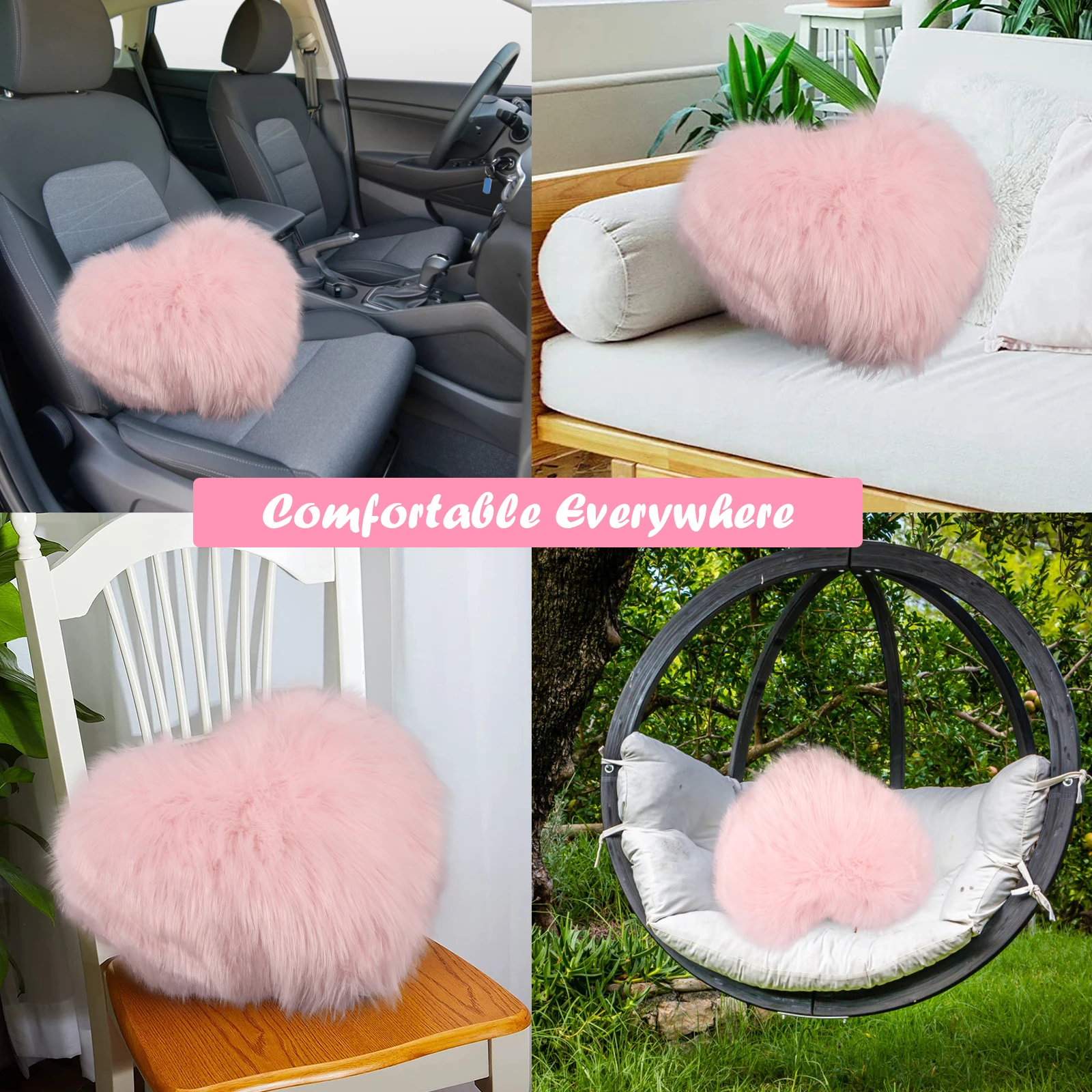 Heart Pillow Decorative Cute H - Bolster Pillow Long recension och pris